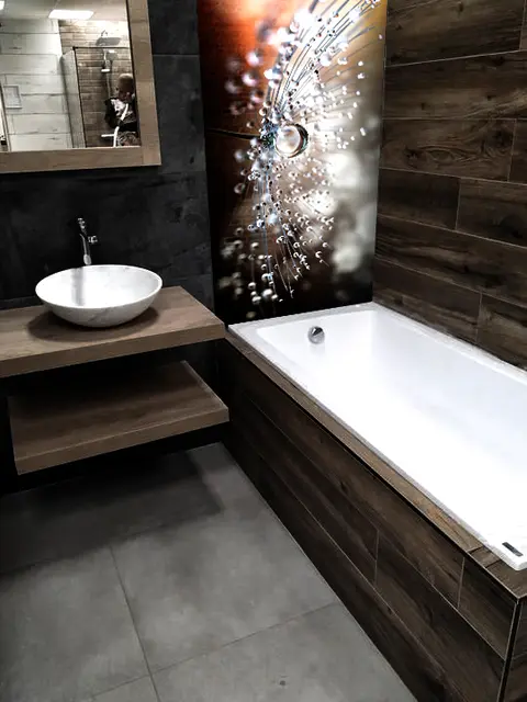 Panel Szkło Do Łazienki Dmuchawce