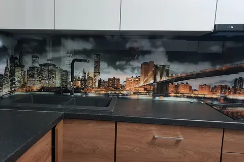 Panel Szklany Brooklyn Most Kuchnia