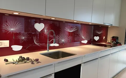 Panel Szklany Dmuchawce Kuchnia