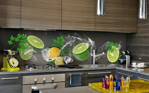 Panel Szklany Kuchnia Limonki 1