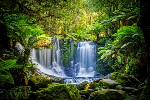 Wodospad horseshoe falls tasmania