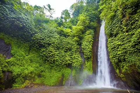 Egzotyczny wodospad bali indonezja